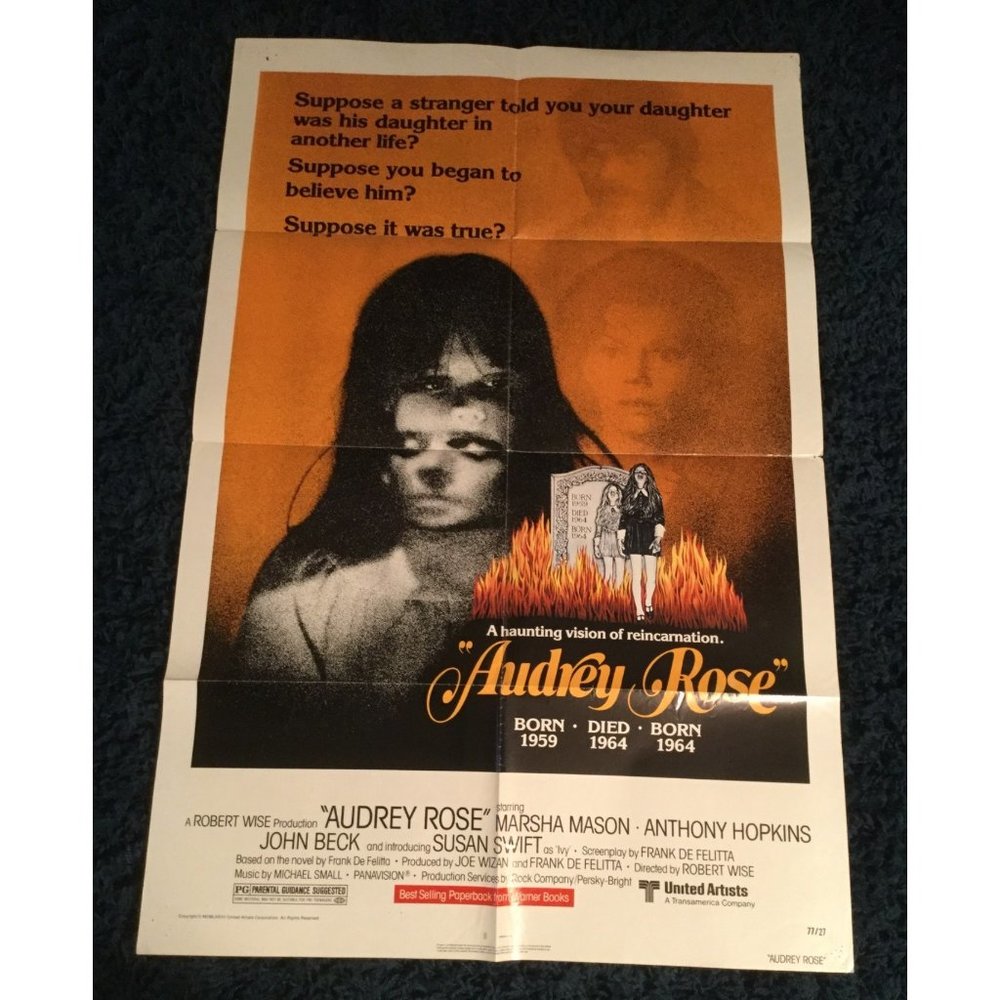 Audrey Rose 1977 Horror Movie Original Theatre Lobby Poster - Picture 1 of 4